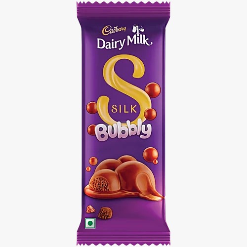 Cadbury Dairy Milk Silk Bubbly Chocolate Bar, 46 g